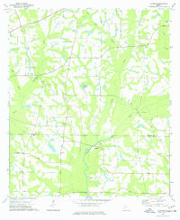 CHASTAIN, GA HISTORICAL MAP GEOPDF 7.5X7