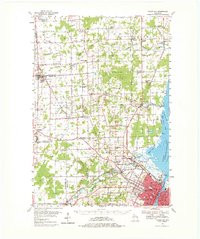 GREEN BAY, WI HISTORICAL MAP GEOPDF 15X1