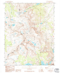 KOIP PEAK, CA HISTORICAL MAP GEOPDF 7.5X