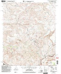 HACKBERRY MOUNTAIN, AZ HISTORICAL MAP GE