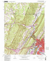 CUMBERLAND, MD-PA-WV HISTORICAL MAP GEOP