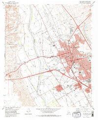 LAS CRUCES, NM HISTORICAL MAP GEOPDF 7.5
