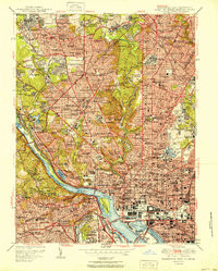 WASHINGTON WEST, DC-MD-VA HISTORICAL MAP