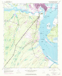 GEORGETOWN SOUTH, SC HISTORICAL MAP GEOP
