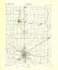 FINDLAY, OH HISTORICAL MAP GEOPDF 15X15