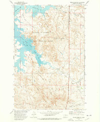 NELSON CREEK BAY, MT HISTORICAL MAP GEOP