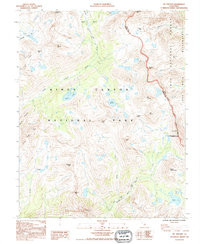 MOUNT PINCHOT, CA HISTORICAL MAP GEOPDF
