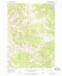 POKER PEAK, ID HISTORICAL MAP GEOPDF 7.5
