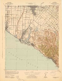 SANTA ANA, CA HISTORICAL MAP GEOPDF 15X1
