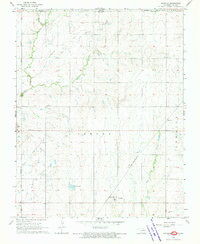 PECKHAM, OK-KS HISTORICAL MAP GEOPDF 7.5