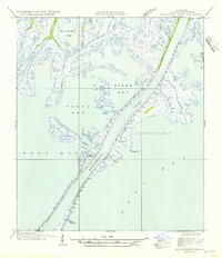 DIXON BAY, LA HISTORICAL MAP GEOPDF 7.5X