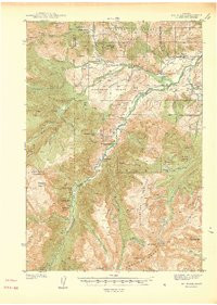 MOUNT WOOD, MT HISTORICAL MAP GEOPDF 15X