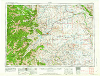 CODY, WY-MT HISTORICAL MAP GEOPDF 1X2 GR