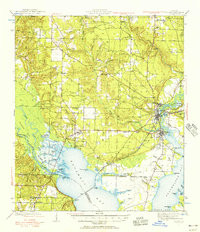 MILTON, FL HISTORICAL MAP GEOPDF 15X15 G