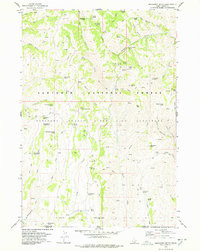 MAHOGANY BUTTE, ID HISTORICAL MAP GEOPDF