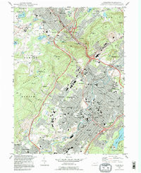 SCRANTON, PA HISTORICAL MAP GEOPDF 7.5X7