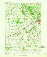 GRANDVILLE, MI HISTORICAL MAP GEOPDF 15X