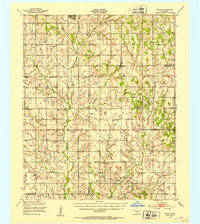 NELLIE, OK HISTORICAL MAP GEOPDF 15X15 G