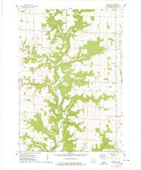 WAVERLY, WI HISTORICAL MAP GEOPDF 7.5X7.