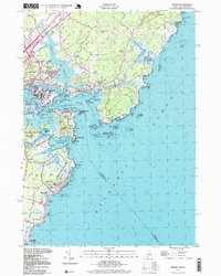 KITTERY, ME-NH HISTORICAL MAP GEOPDF 7.5