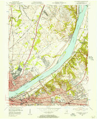 JEFFERSONVILLE, IN-KY HISTORICAL MAP GEO