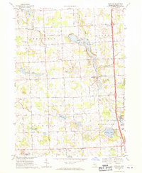 HARTLAND, MI HISTORICAL MAP GEOPDF 7.5X7