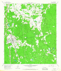 WILLIS, TX HISTORICAL MAP GEOPDF 7.5X7.5