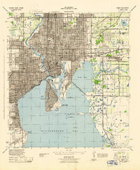 TAMPA, FL HISTORICAL MAP GEOPDF 7.5X7.5