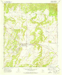 CAPITAN, NM HISTORICAL MAP GEOPDF 7.5X7.