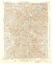 MACKS CREEK, MO HISTORICAL MAP GEOPDF 15