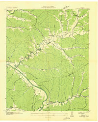 BUCKSNORT, TN HISTORICAL MAP GEOPDF 7.5X