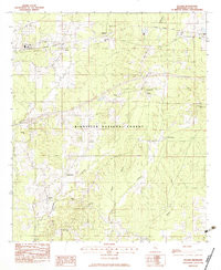 PULASKI, MS HISTORICAL MAP GEOPDF 7.5X7.