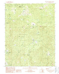 WHITE CHIEF MOUNTAIN, CA HISTORICAL MAP