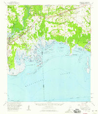 GRAND BAY, AL-MS HISTORICAL MAP GEOPDF 1