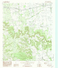 CHALK PEAK, TX HISTORICAL MAP GEOPDF 7.5