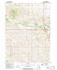 TIFFIN, IA HISTORICAL MAP GEOPDF 7.5X7.5