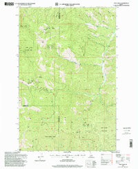 TWIN CRAGS, ID HISTORICAL MAP GEOPDF 7.5