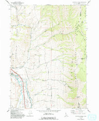 BONNEVILLE PEAK, ID HISTORICAL MAP GEOPD