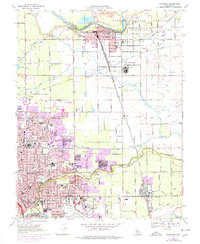 RIVERBANK, CA HISTORICAL MAP GEOPDF 7.5X