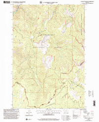 SCHULTZ SADDLE, MT HISTORICAL MAP GEOPDF