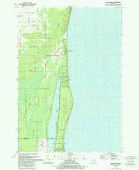 GREENBUSH, MI HISTORICAL MAP GEOPDF 7.5X