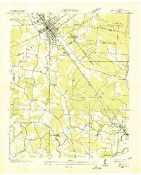 TULLAHOMA, TN HISTORICAL MAP GEOPDF 7.5X