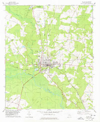 MILLEN, GA HISTORICAL MAP GEOPDF 7.5X7.5