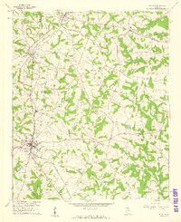 ROYSTON, GA HISTORICAL MAP GEOPDF 7.5X7.