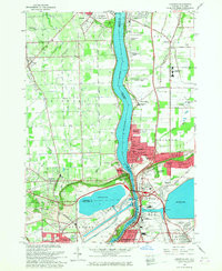 LEWISTON, NY HISTORICAL MAP GEOPDF 7.5X7
