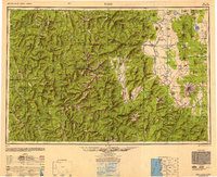 WEED, CA-OR HISTORICAL MAP GEOPDF 1X2 GR