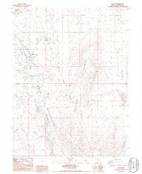 NIXON, NV HISTORICAL MAP GEOPDF 7.5X7.5