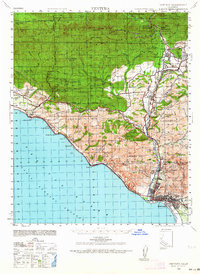 VENTURA, CA HISTORICAL MAP GEOPDF 15X15