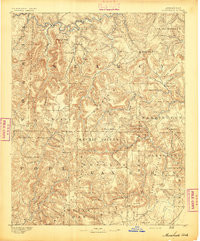 MARSHALL, AR HISTORICAL MAP GEOPDF 30X30