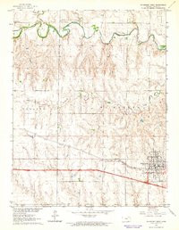 WAKEENEY WEST, KS HISTORICAL MAP GEOPDF